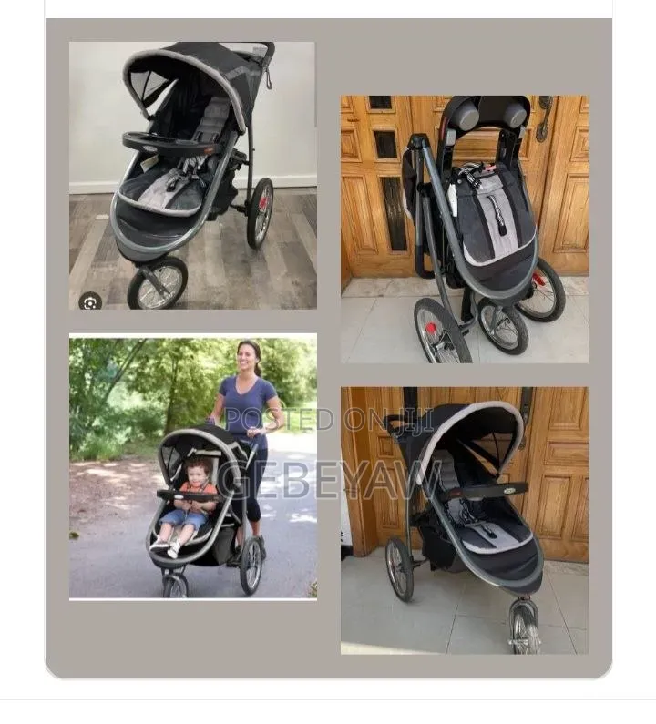Graco-3-Wheel Jogging Stroller