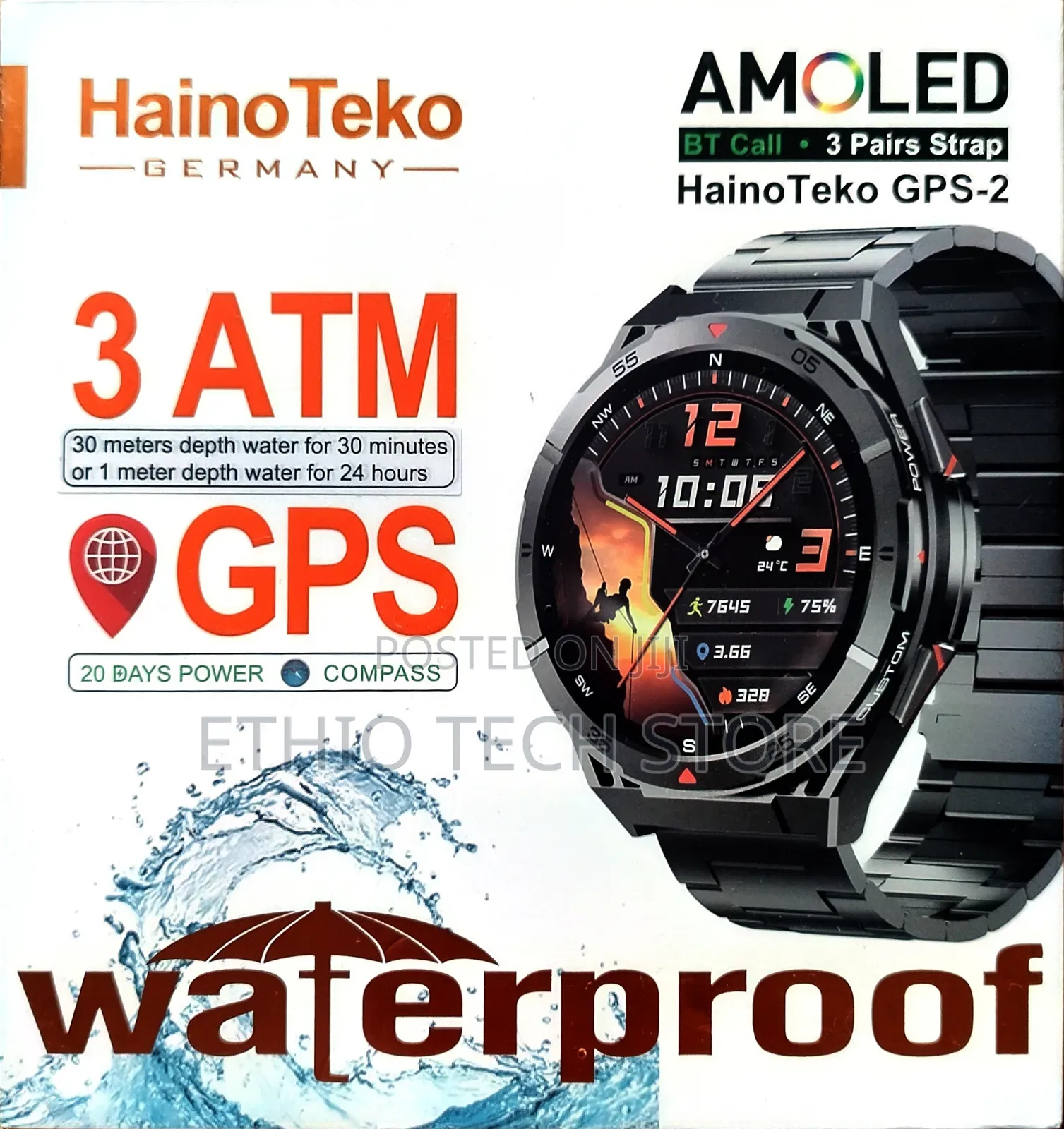 Hainoteko Gps Smart Watch