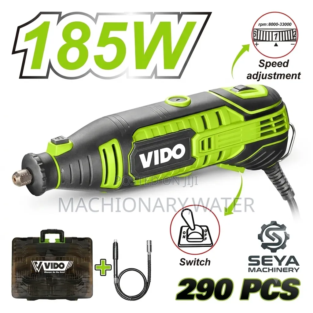 Engravor Die Grinder(Vido Rotary Tool Kit)185watt