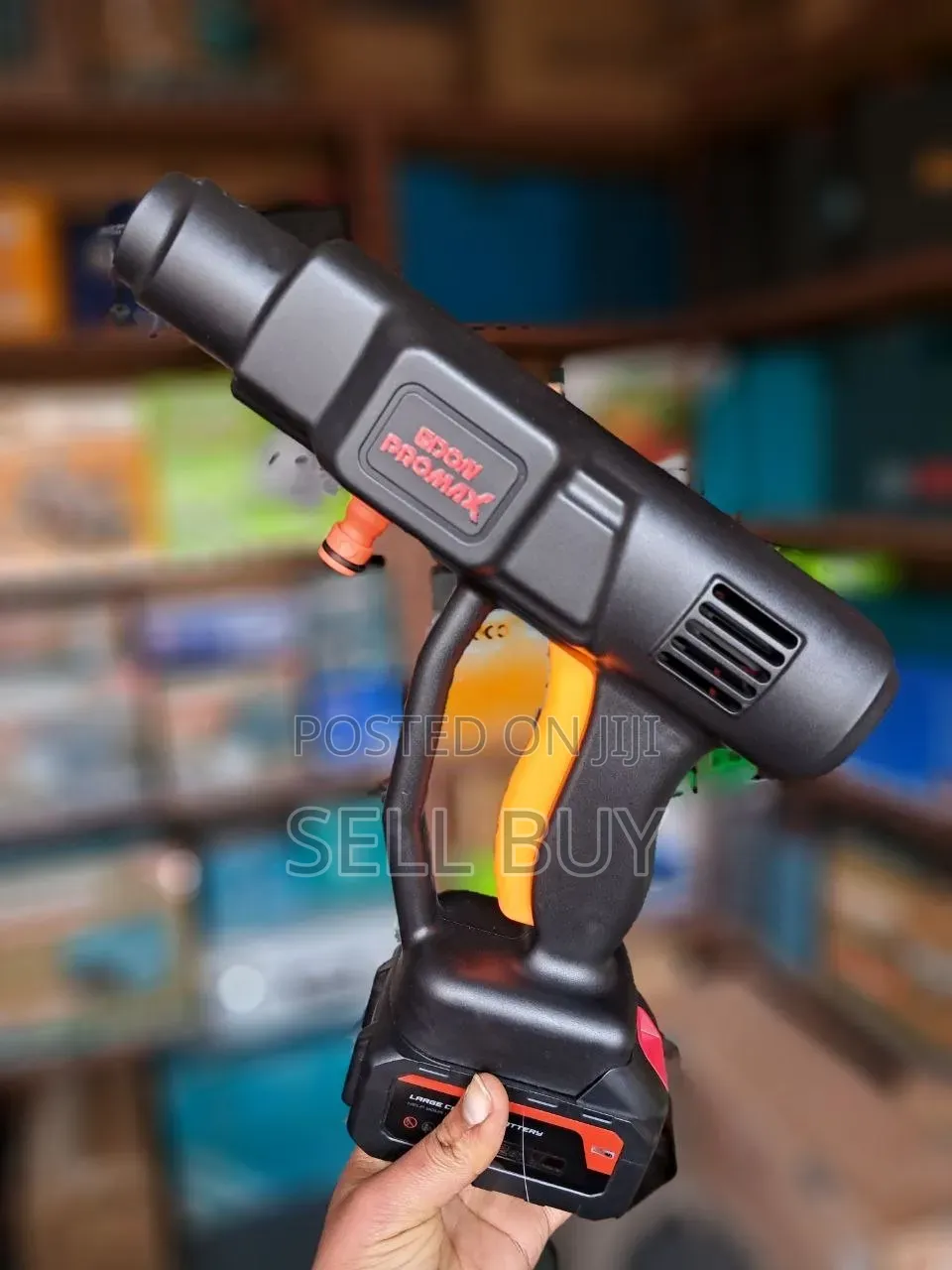 ኤዶን ፕሮማክስ (Edon Promax) የባትሪ መኪና ማጠቢያ ማሽን (Cordless Pressure Washer