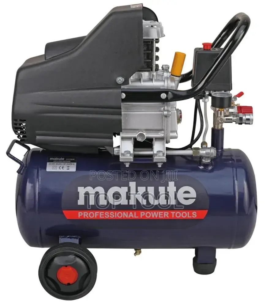 ,Makute 2.5hp ተንቀሳቃሽ የአየር ኮምፕሬሰር (ሞዴል 2525bm)