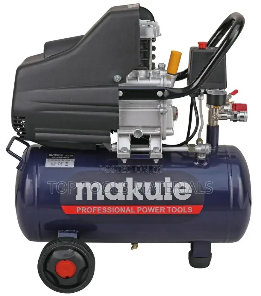 ,Makute 2.5hp ተንቀሳቃሽ የአየር ኮምፕሬሰር (ሞዴል 2525bm)