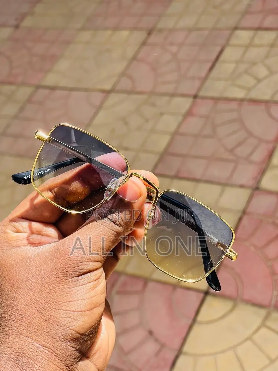 Rectangular Unisex Sunglasses