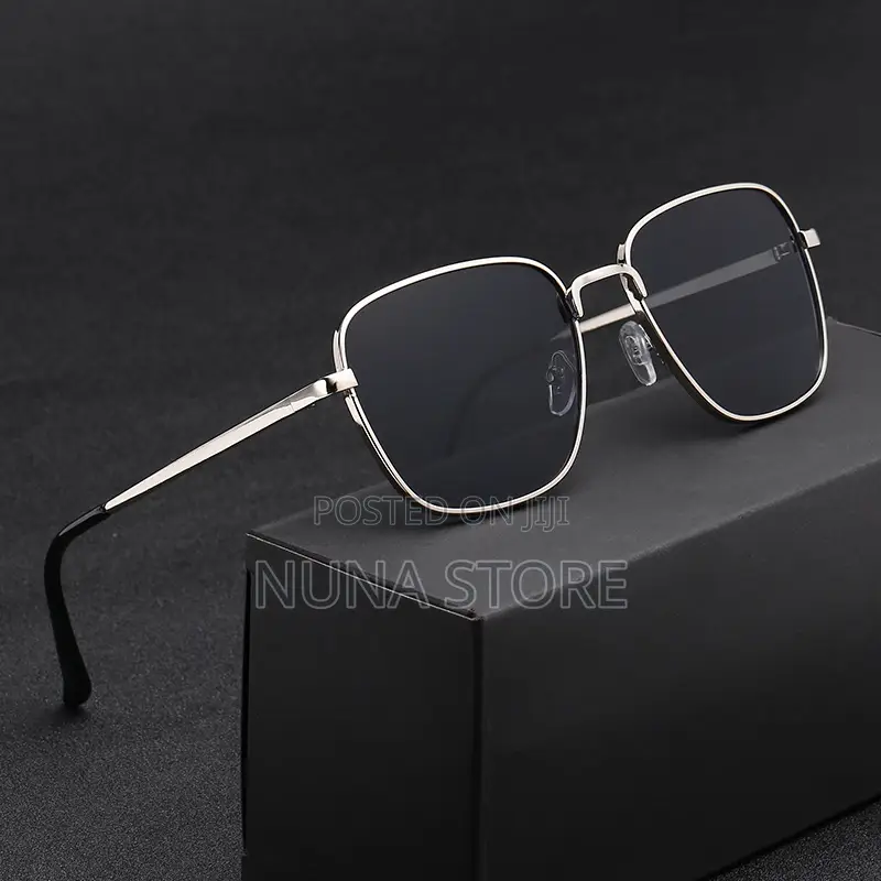 Black Frame Rectanglular Men’S Sunglasses