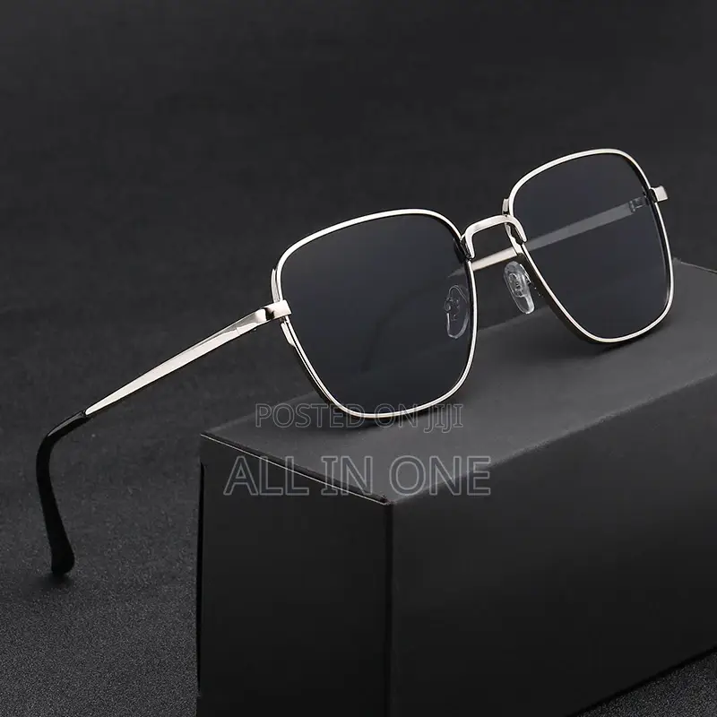 Black Frame Rectanglular Men’S Sunglasses