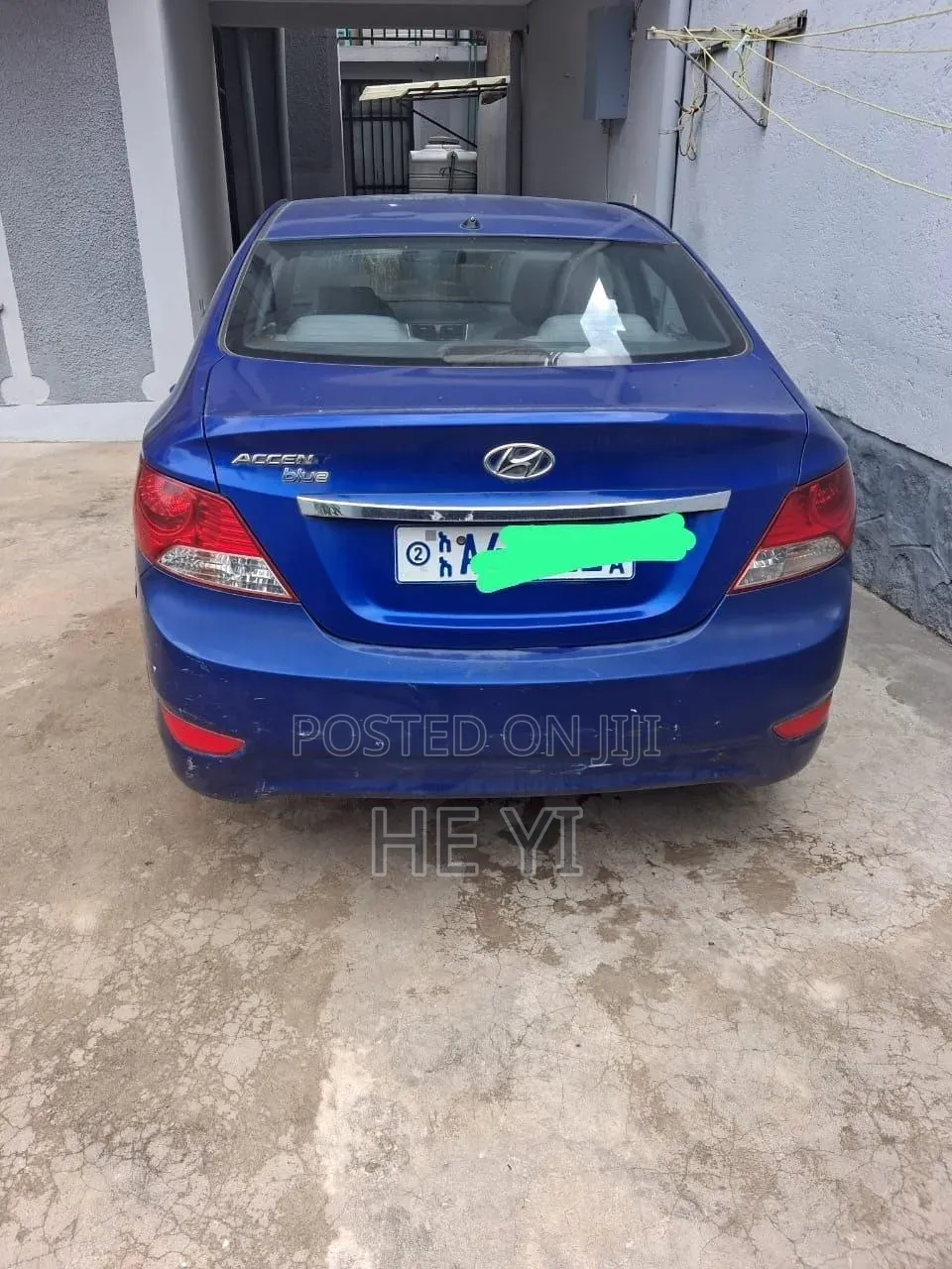 Hyundai Accent 2013 Blue