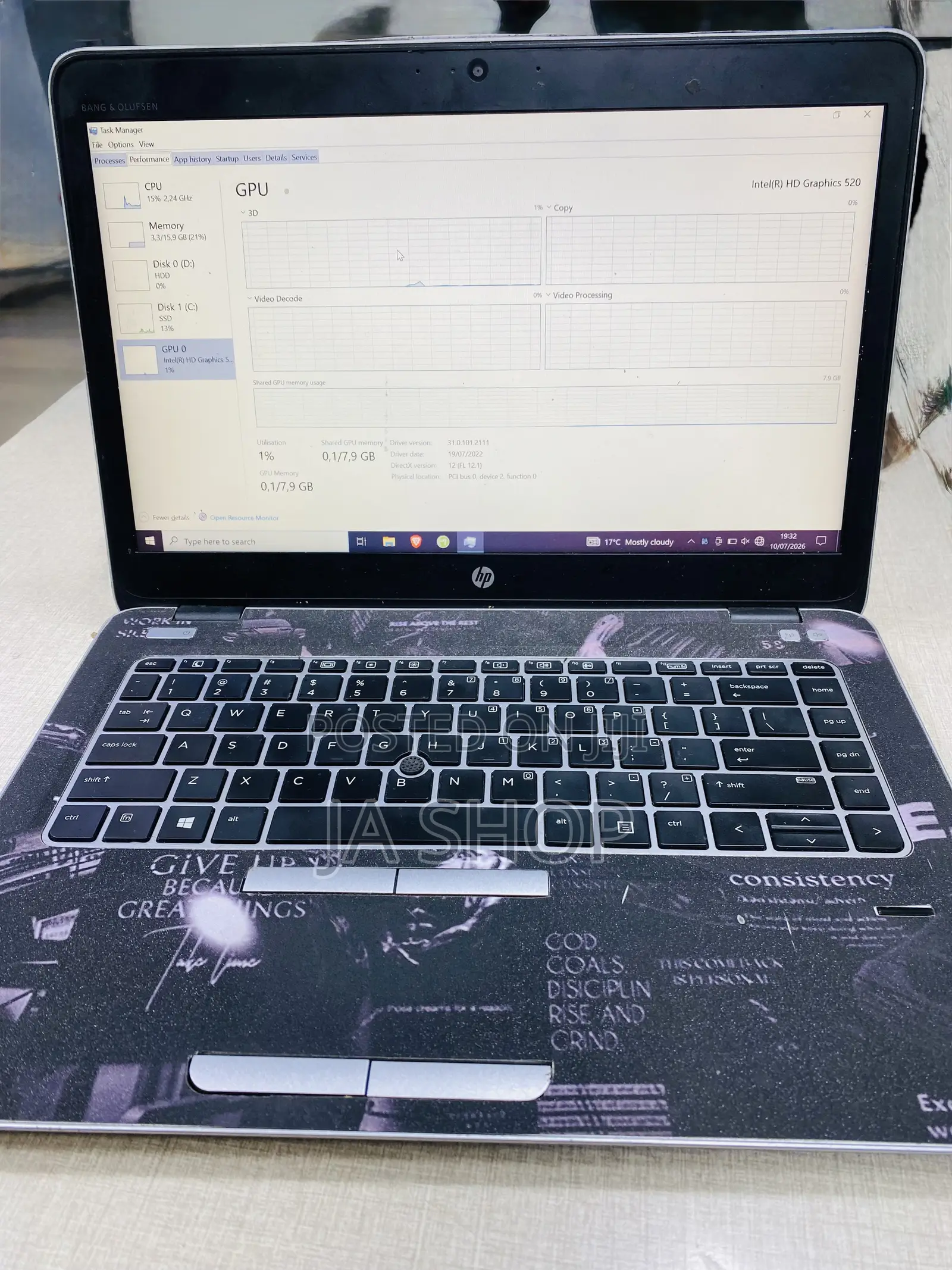 Laptop HP EliteBook 840 G3 16GB Intel Core i5 HDD+SSD 512GB