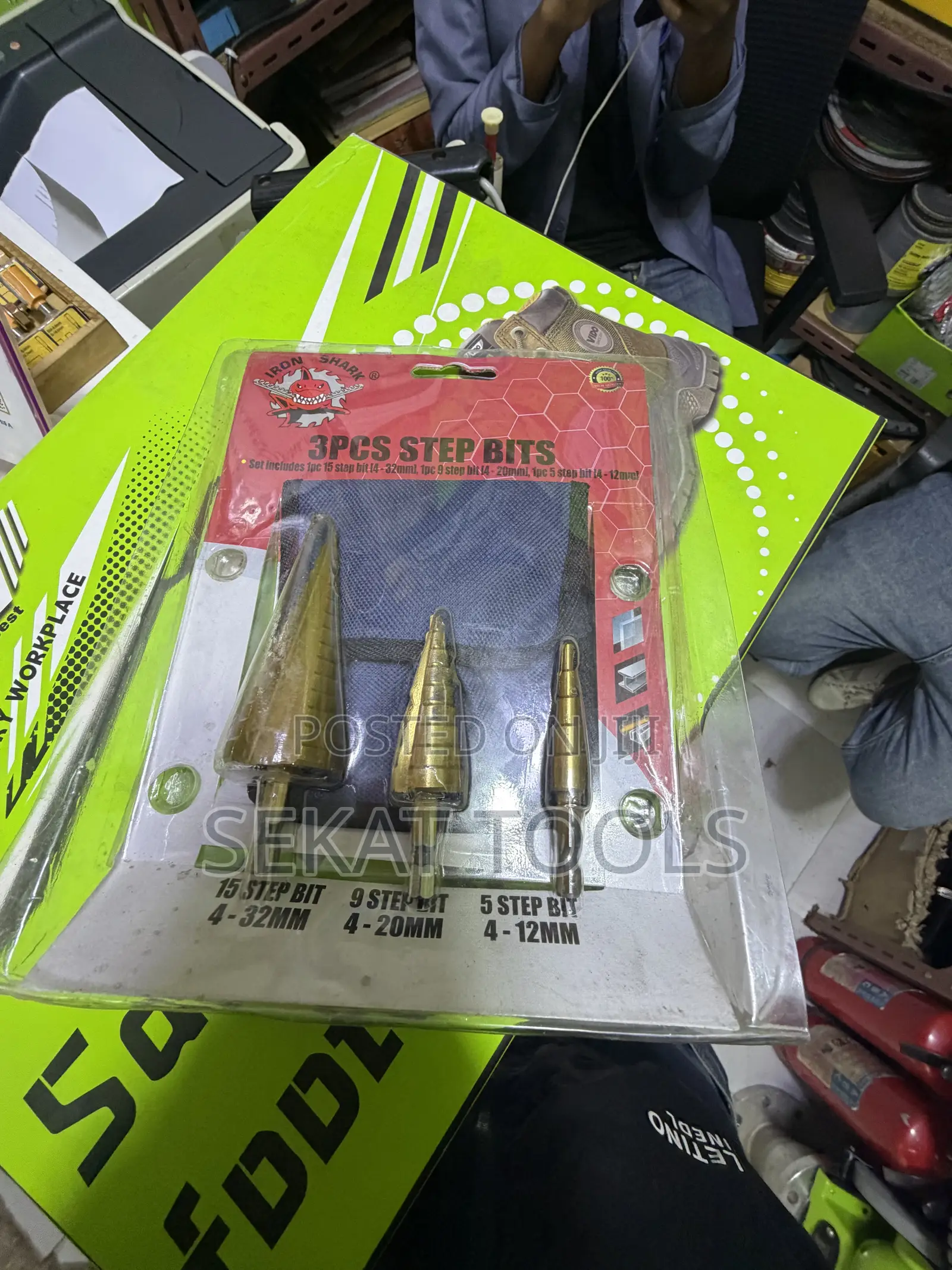 Iron Shark 3pcs Step Bits