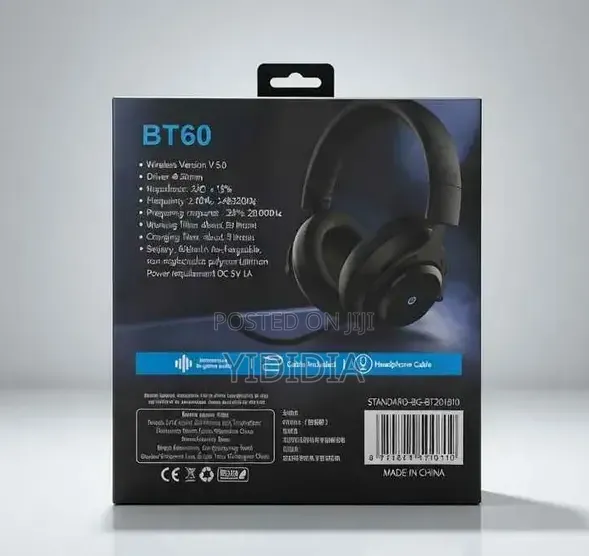 Bt60 Wireless Bluetooth Headset