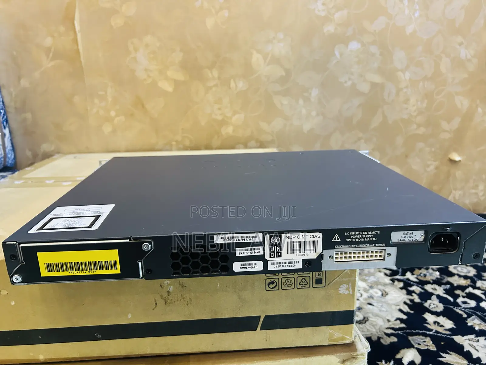 Cisco Catalyst Ws-C2960x-48fps-L 48-Port Gigabit Poe+ Managed Switch