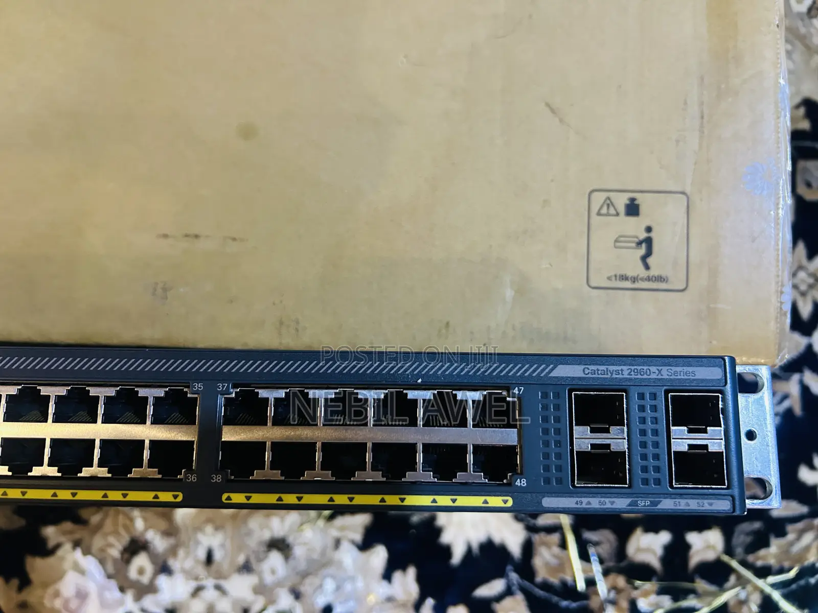Cisco Catalyst Ws-C2960x-48fps-L 48-Port Gigabit Poe+ Managed Switch