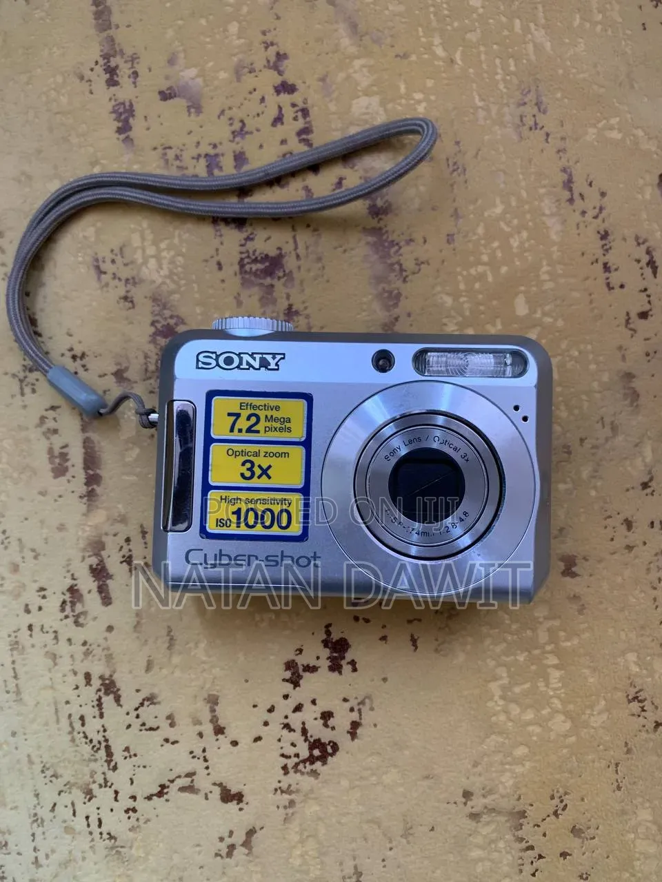 Silver Sony Cyber-Shot DSC-S650 Digital Camera, a 7.2-Megapixel