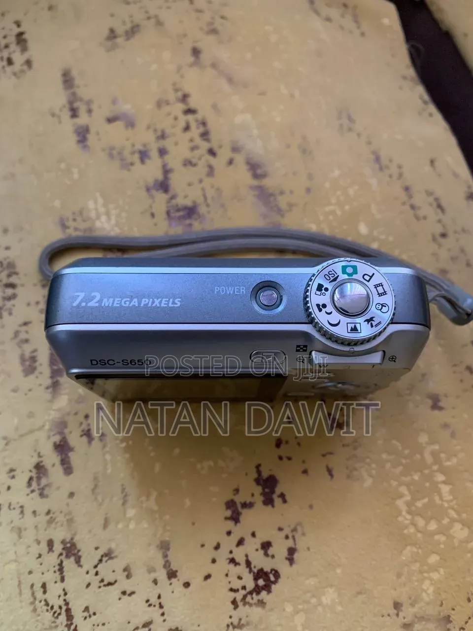 Silver Sony Cyber-Shot DSC-S650 Digital Camera, a 7.2-Megapixel