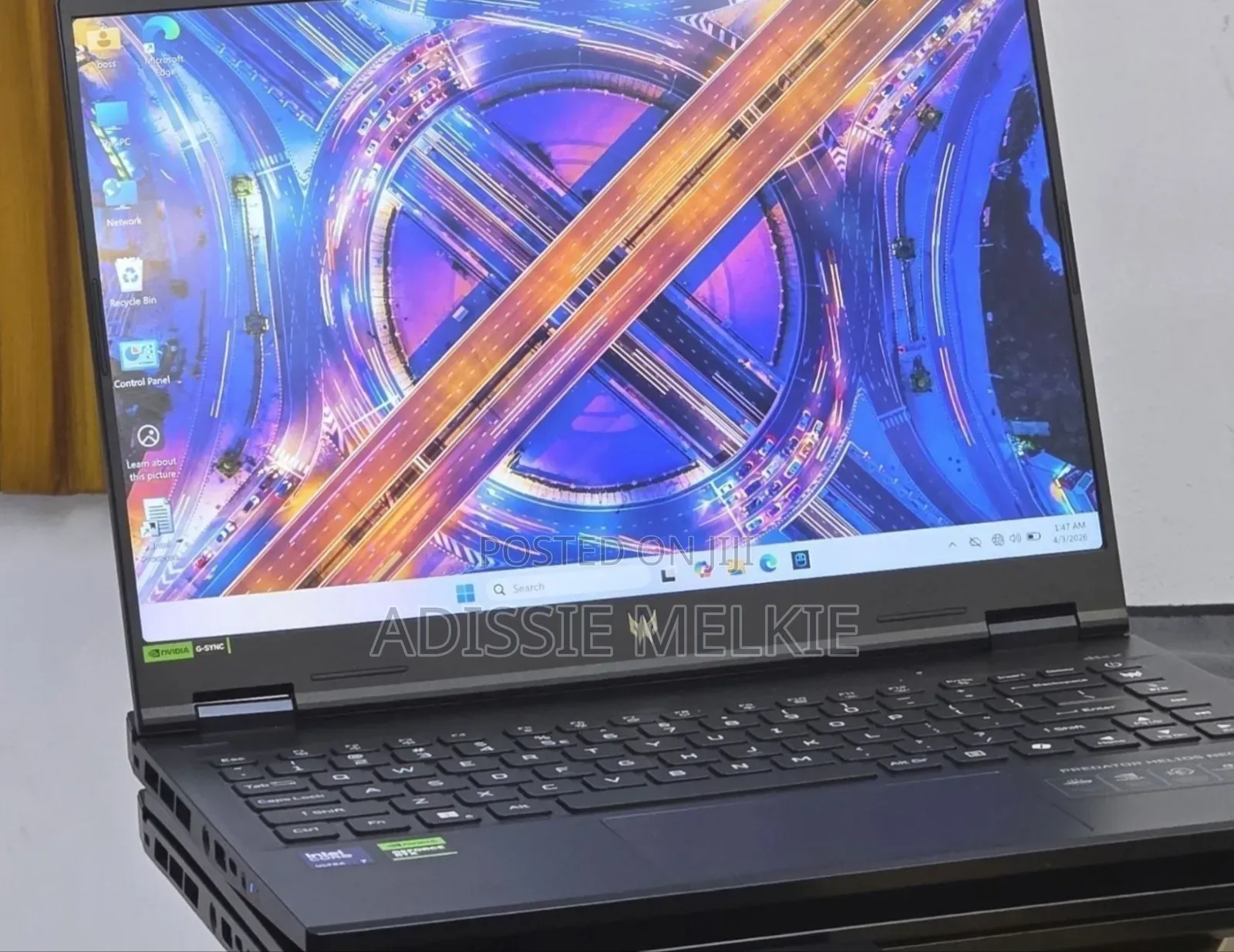 New Laptop Acer Predator Helios Neo 14 16GB Intel Core Ultra 7 SSD 1T