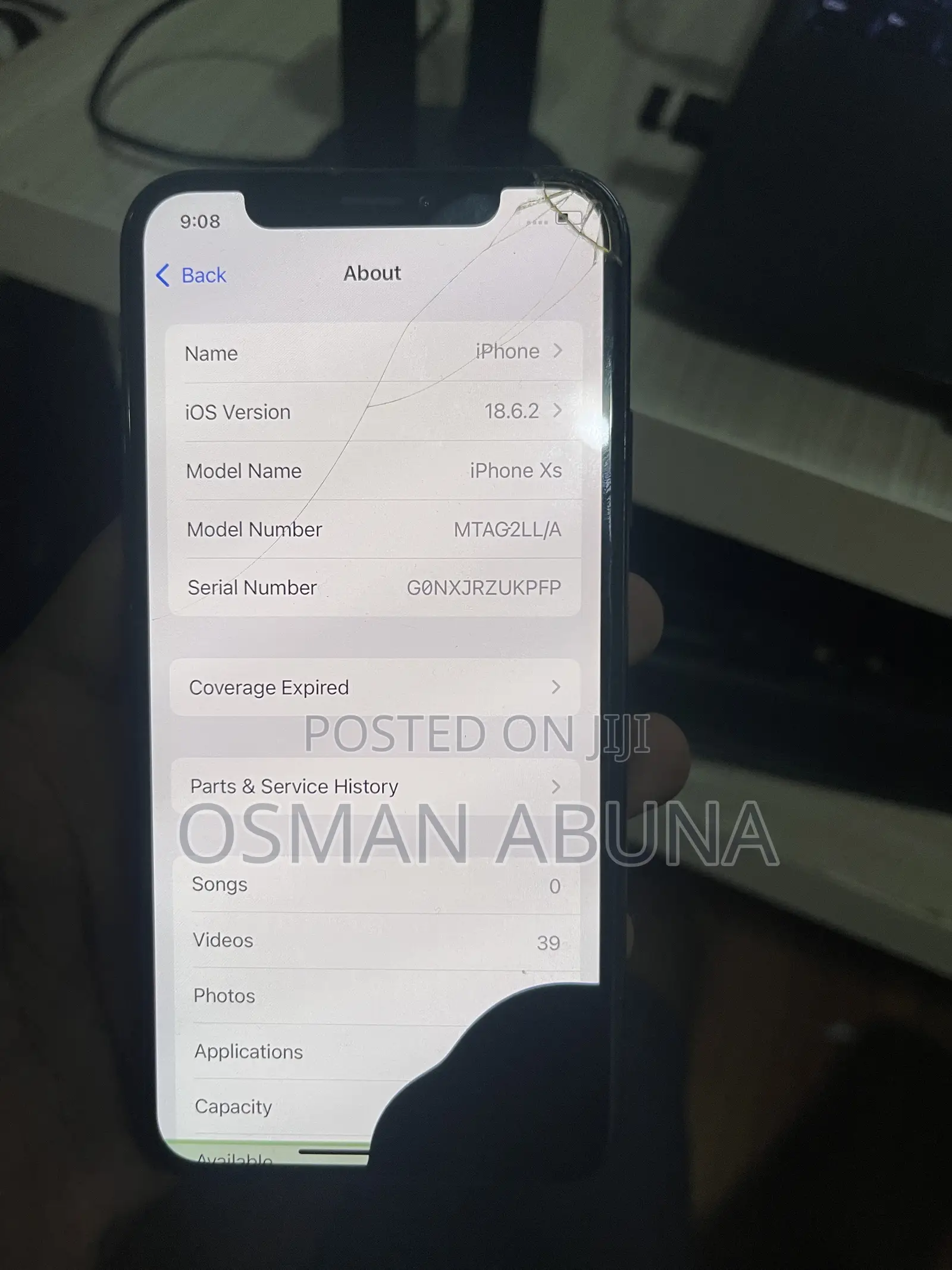 Apple iPhone XS 64 GB Black