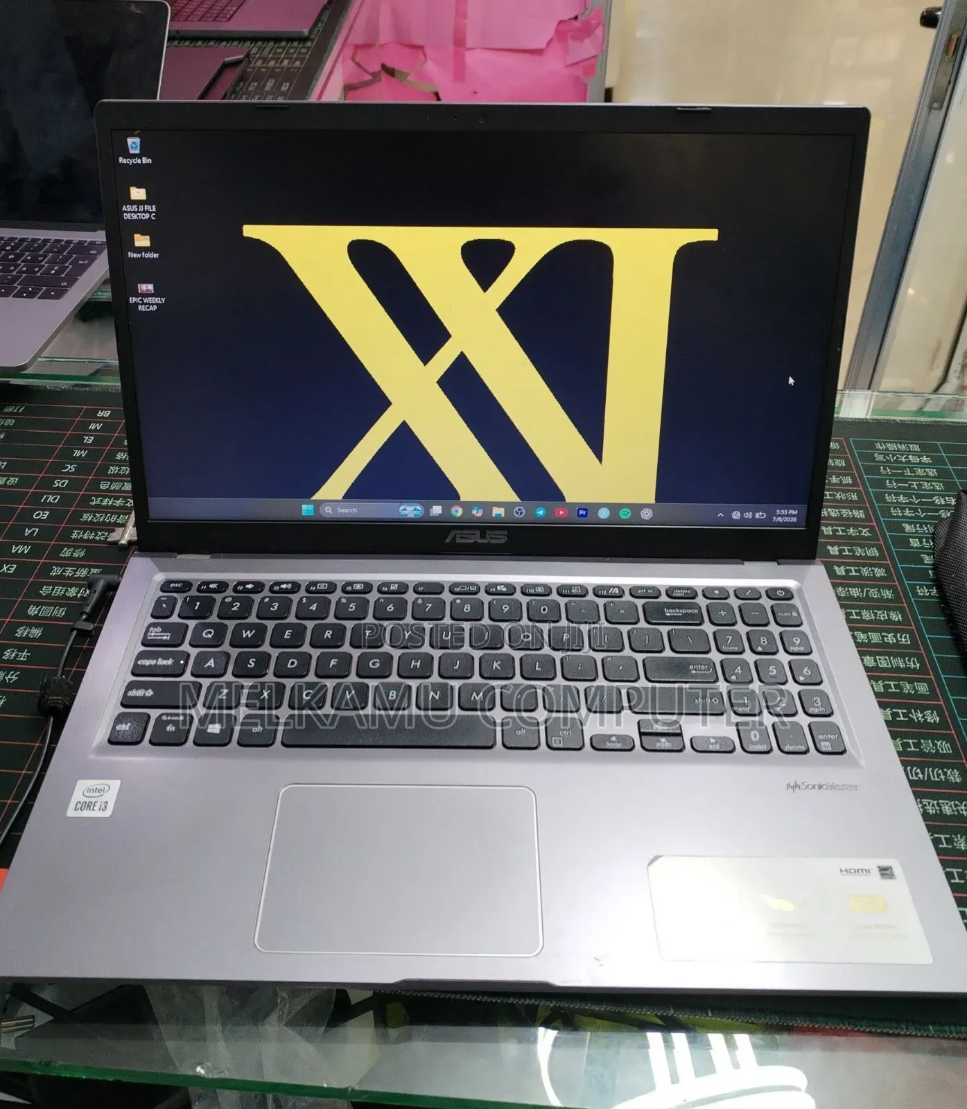 New Laptop Asus Vivobook 15 8GB Intel Core i3 SSD 256GB