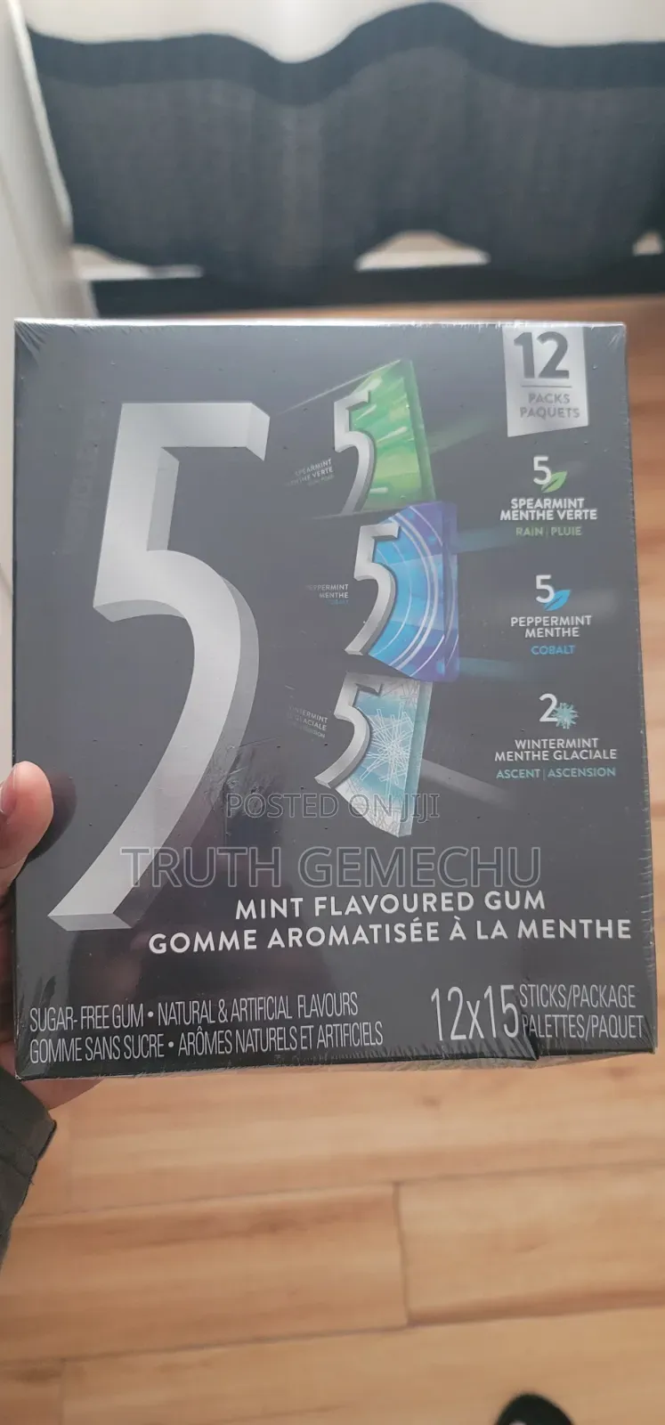 5 Mint Flavored Gum