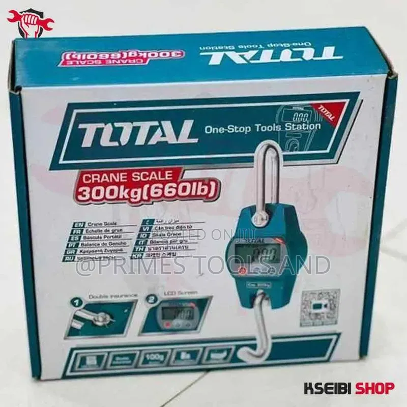 Total 300kg Digital Crane Scale | Heavy Duty