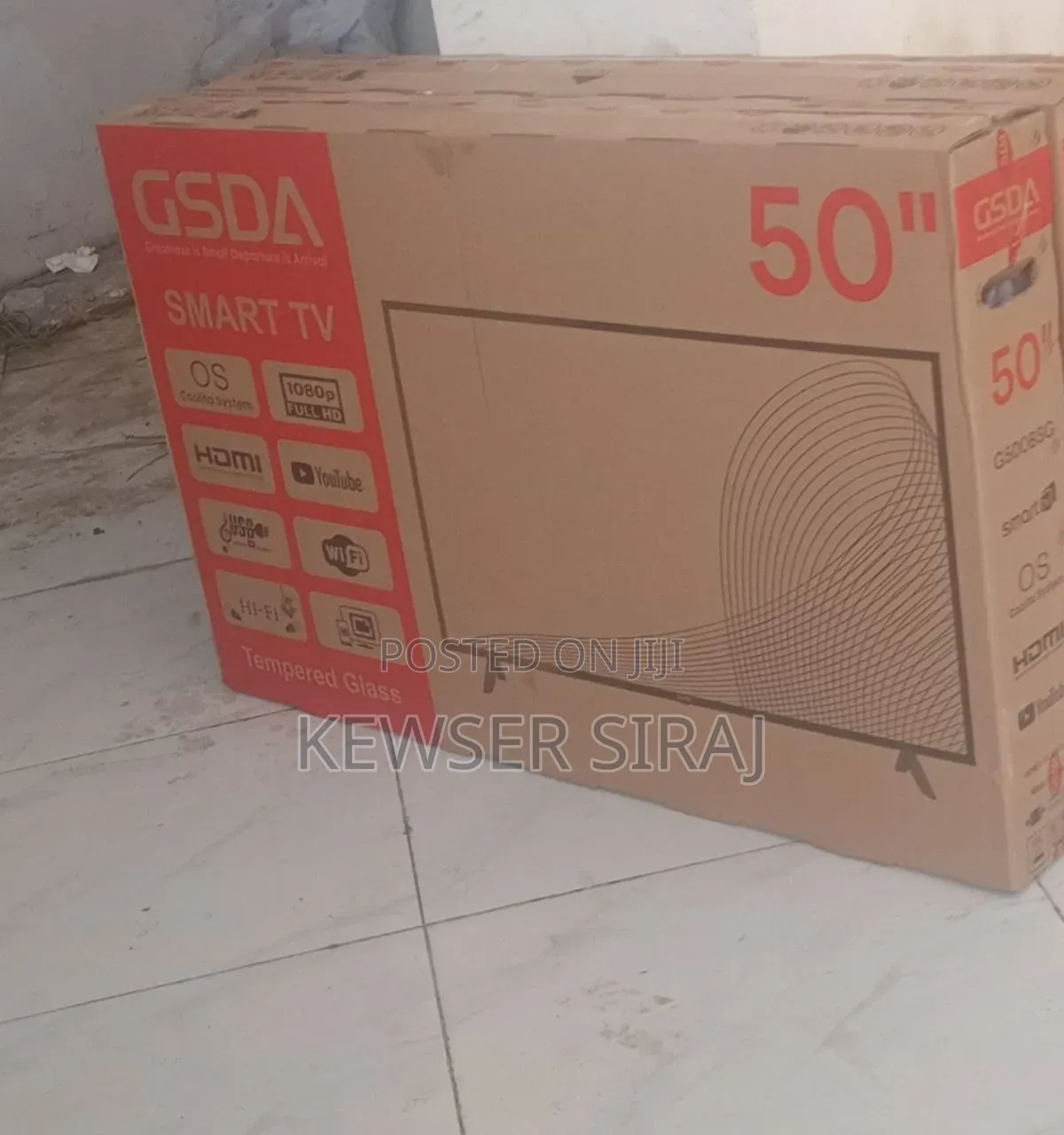 Gasda 50inch Tv Smart Android New Model 20 25