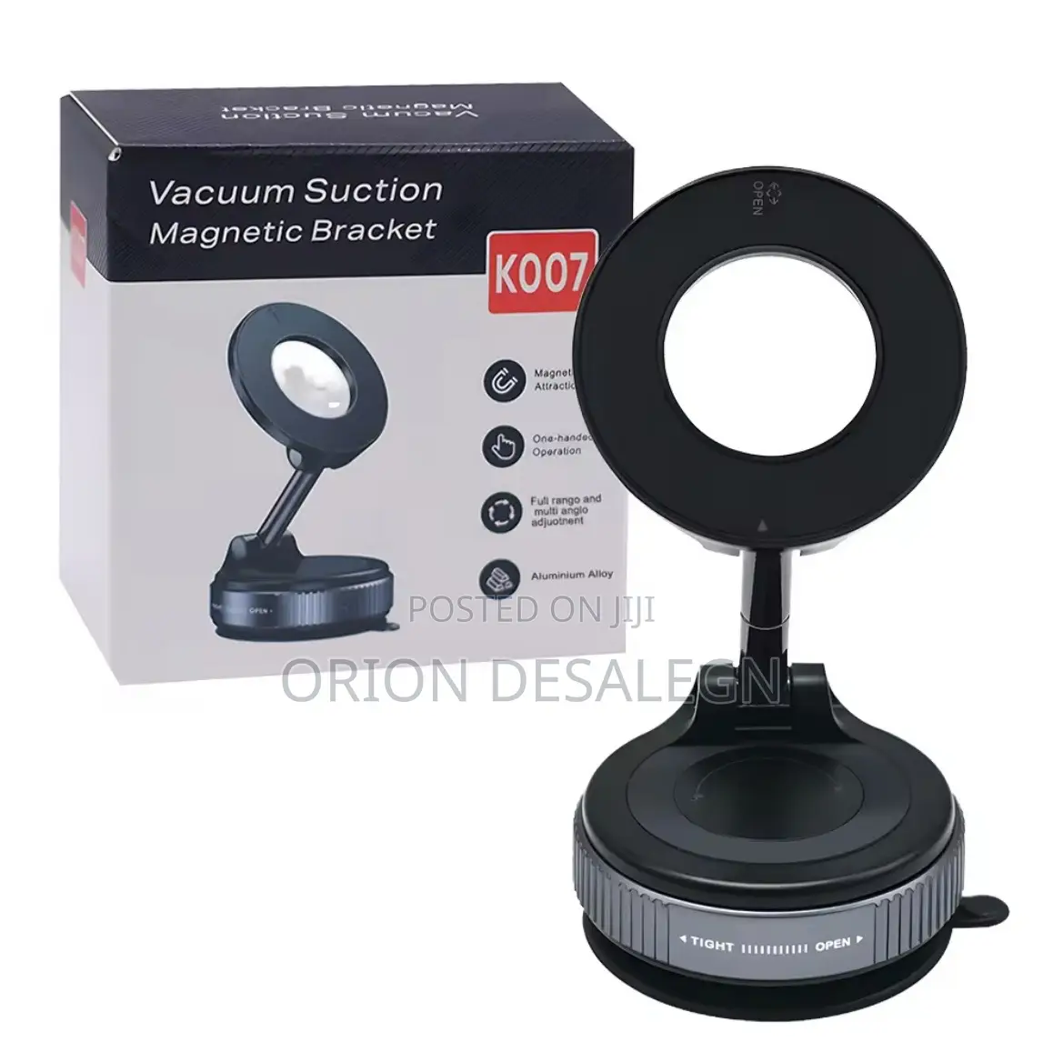 Premium Vacuum Suction Magnetic Phone Holder - For Car Desk