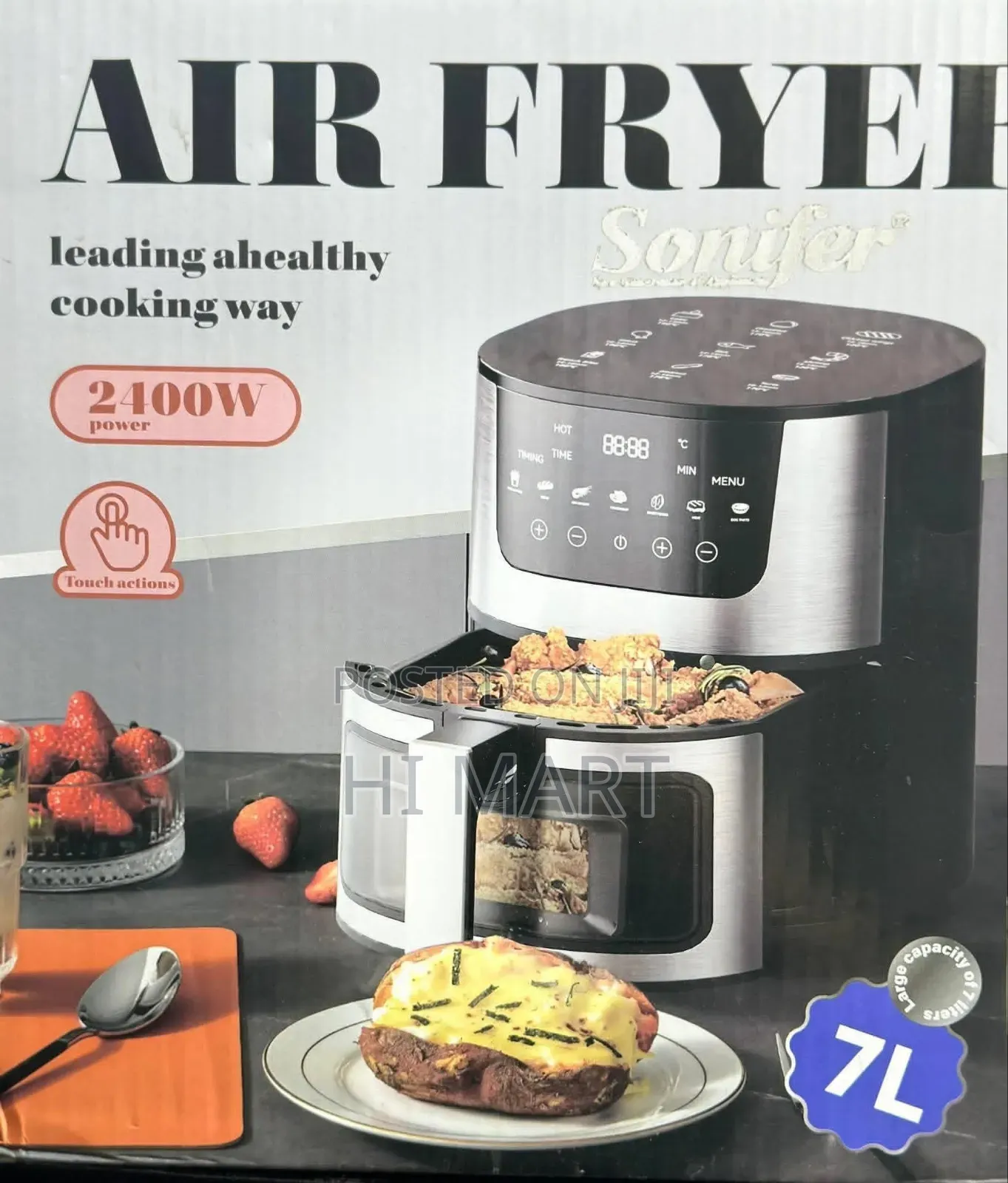 Top Quality 7litre Original Airfryer(2400watt)
