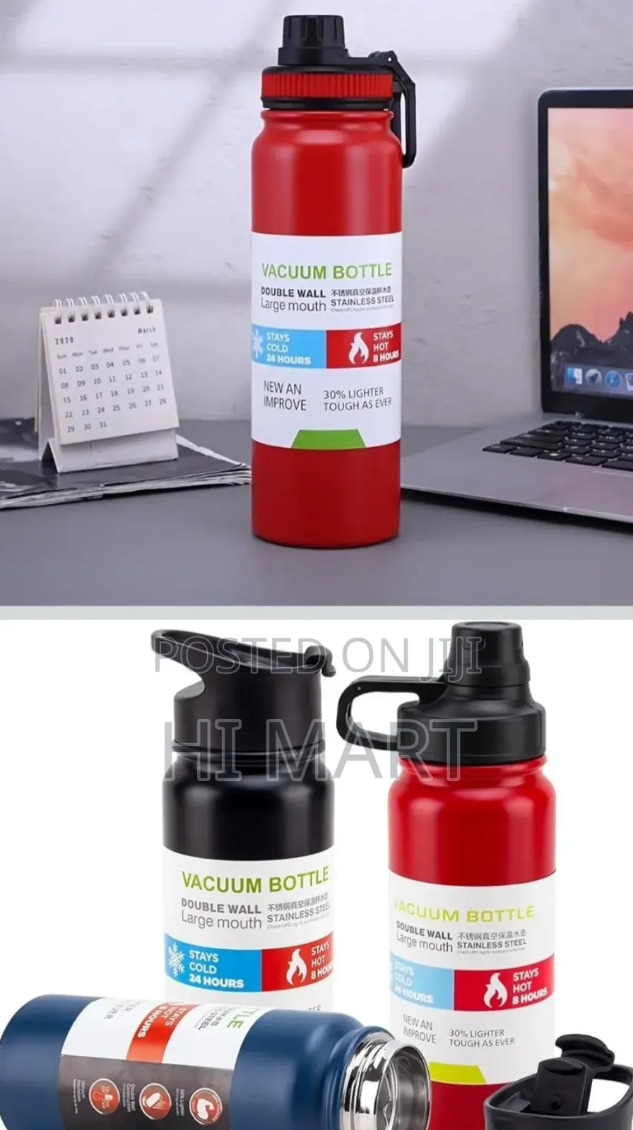 Stainless Steel Water Bottle(600ml)