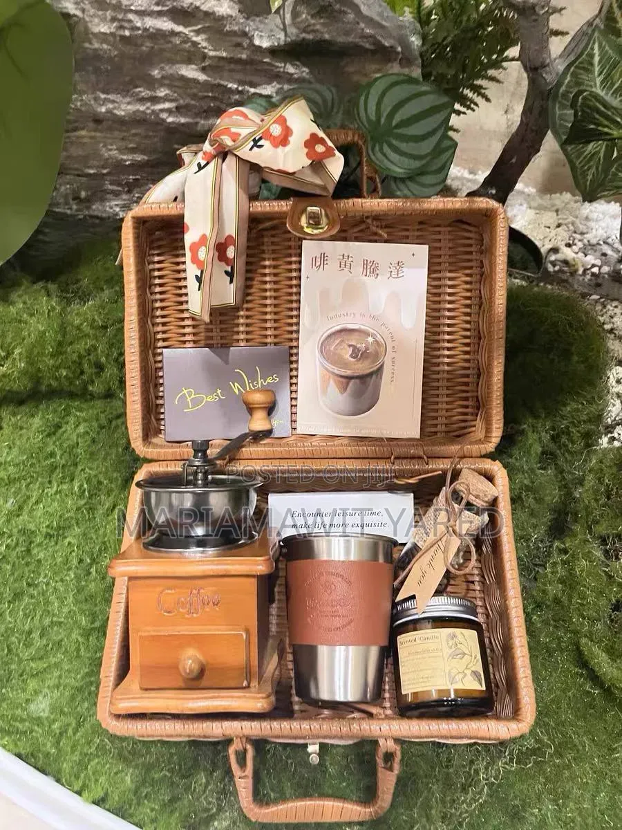 Unique Coffee Basket Gift Set