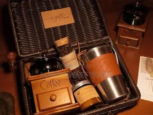 Unique Coffee Basket Gift Set