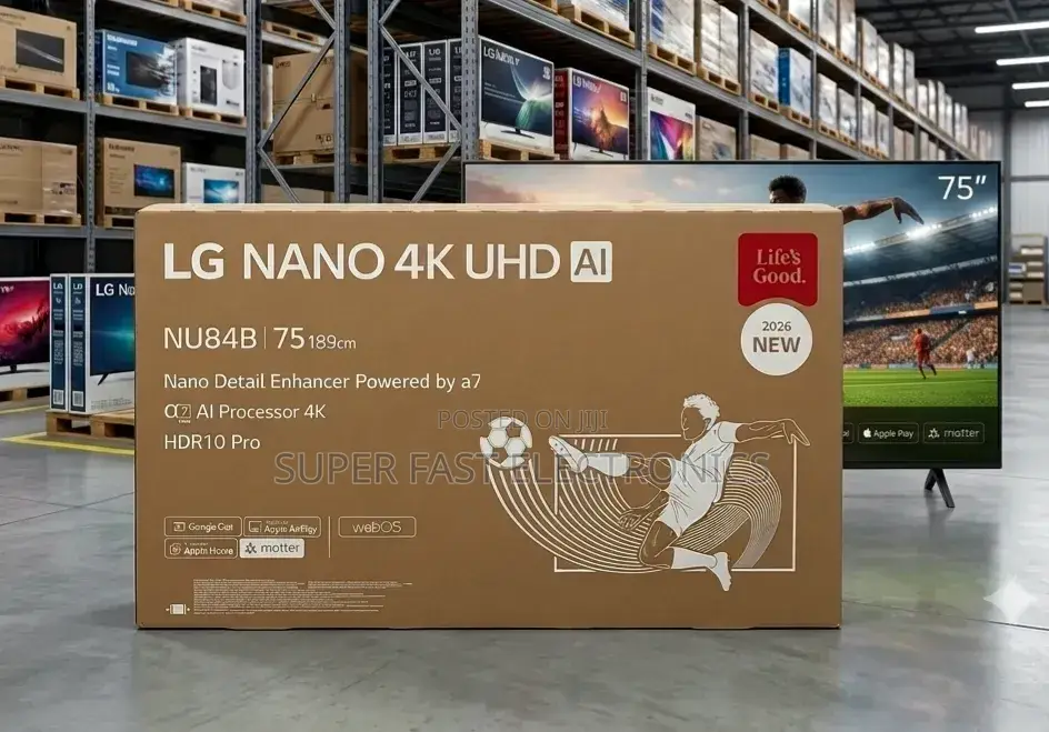 Lg 75 Inch Tv Nano Uhd Smart Α7 Ai Processor , Hdr10 Pro, Webos