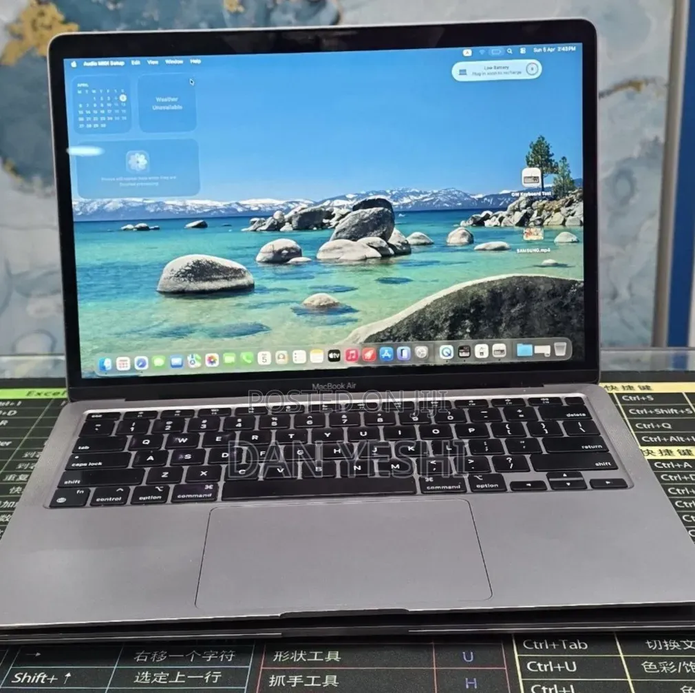New Laptop Apple MacBook Air 2020 M1 8GB Apple M1 SSD 256GB