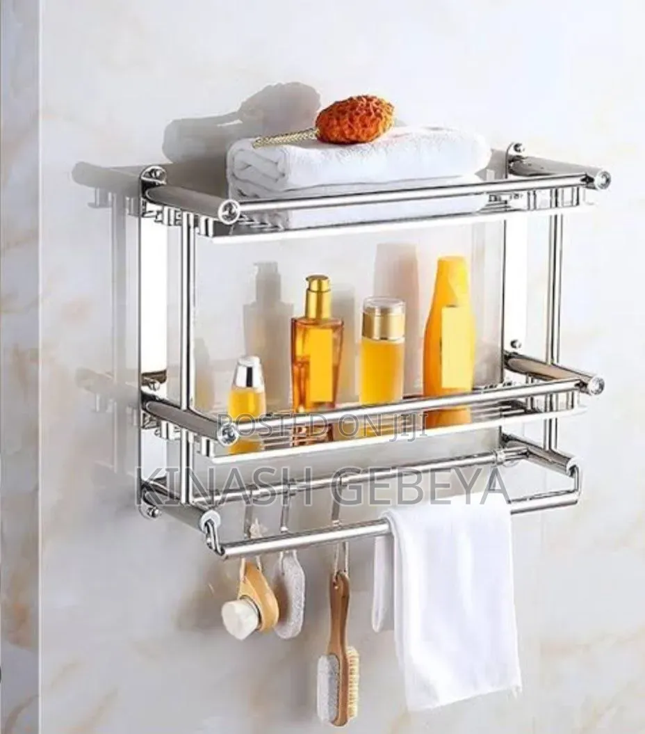 Stainless Steel Bathroom Wall Shelf