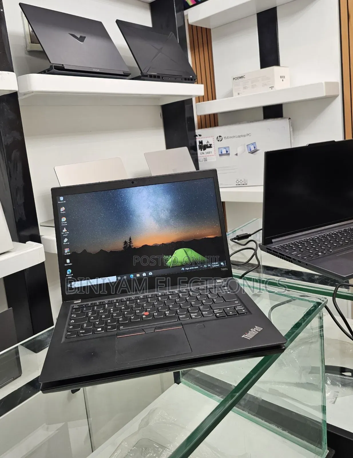 New Laptop Lenovo ThinkPad t495s 16GB AMD Ryzen 7 SSD 512GB