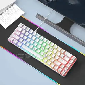 Magegee Mk-Box 65% Gaming Mechanical Keyboard - RGB Backlit Gaming Kb