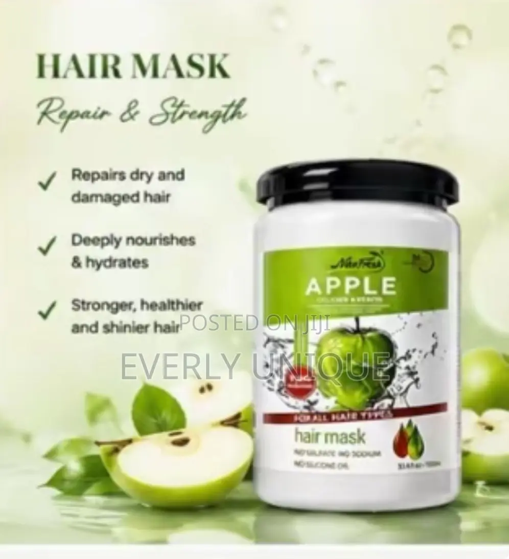 Nice Fresh Apple Collagen and Keratin Shampoo and Hair Mask
