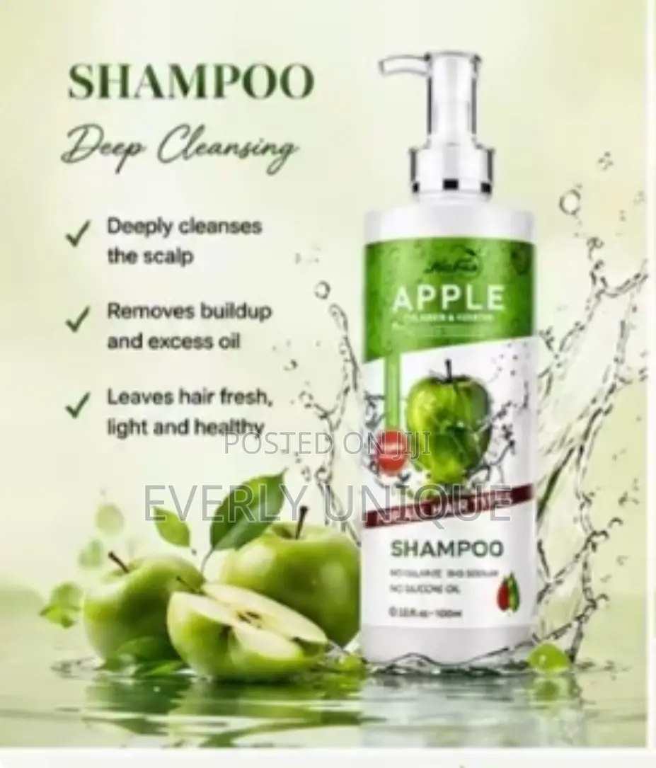Nice Fresh Apple Collagen and Keratin Shampoo and Hair Mask