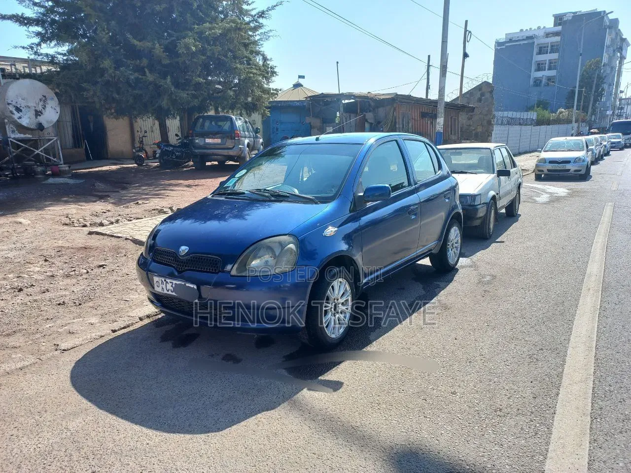 Toyota Vitz 2001 Blue