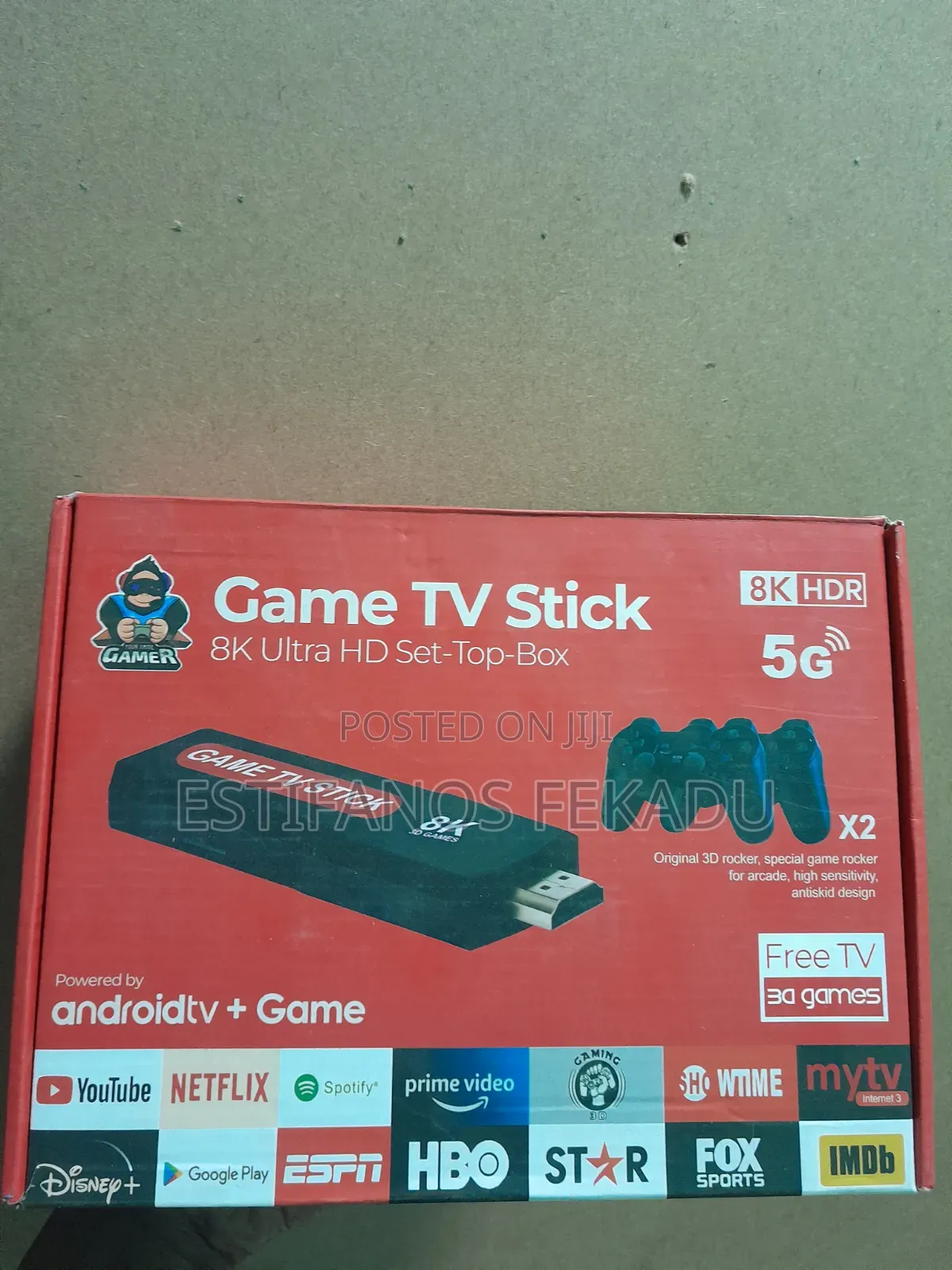 ጌም ያለው ስማርት ማድረጊያ(Game Tv Stick)