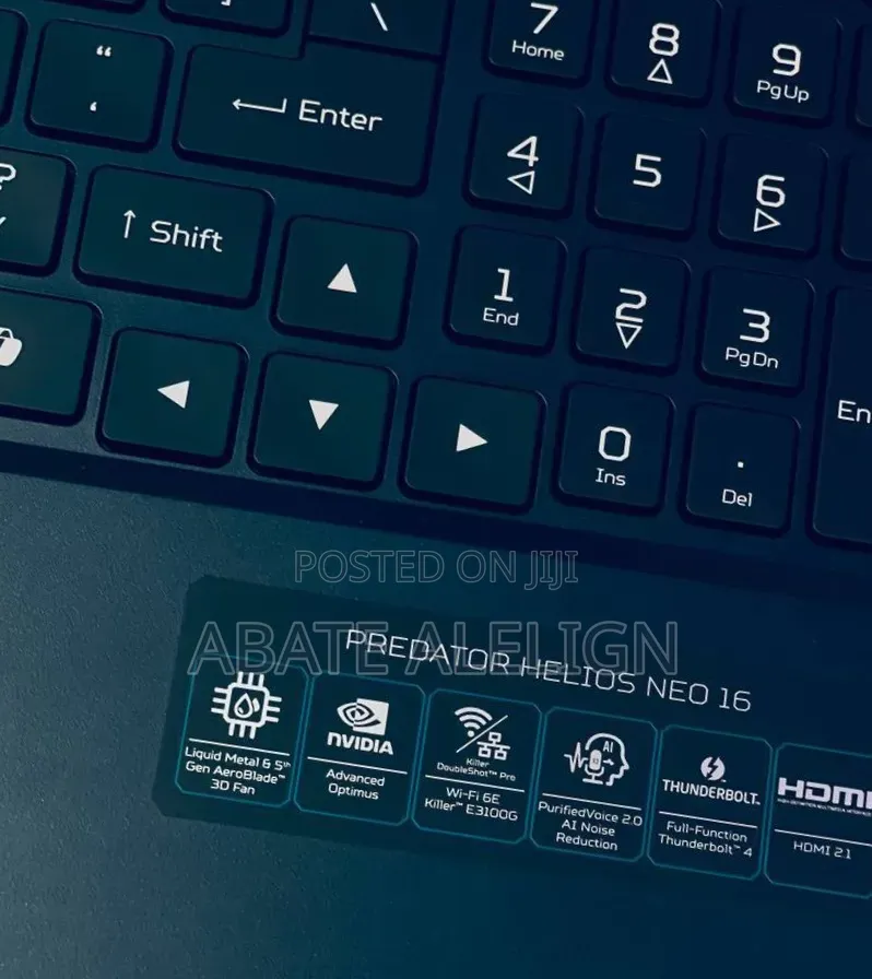 New Laptop Acer Predator Helios Neo 16 16GB Intel Core i9 SSD 1T