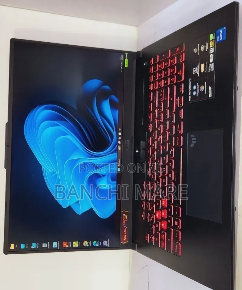 New Laptop Asus TUF Gaming F17 16GB Intel Core i7 SSD 1T