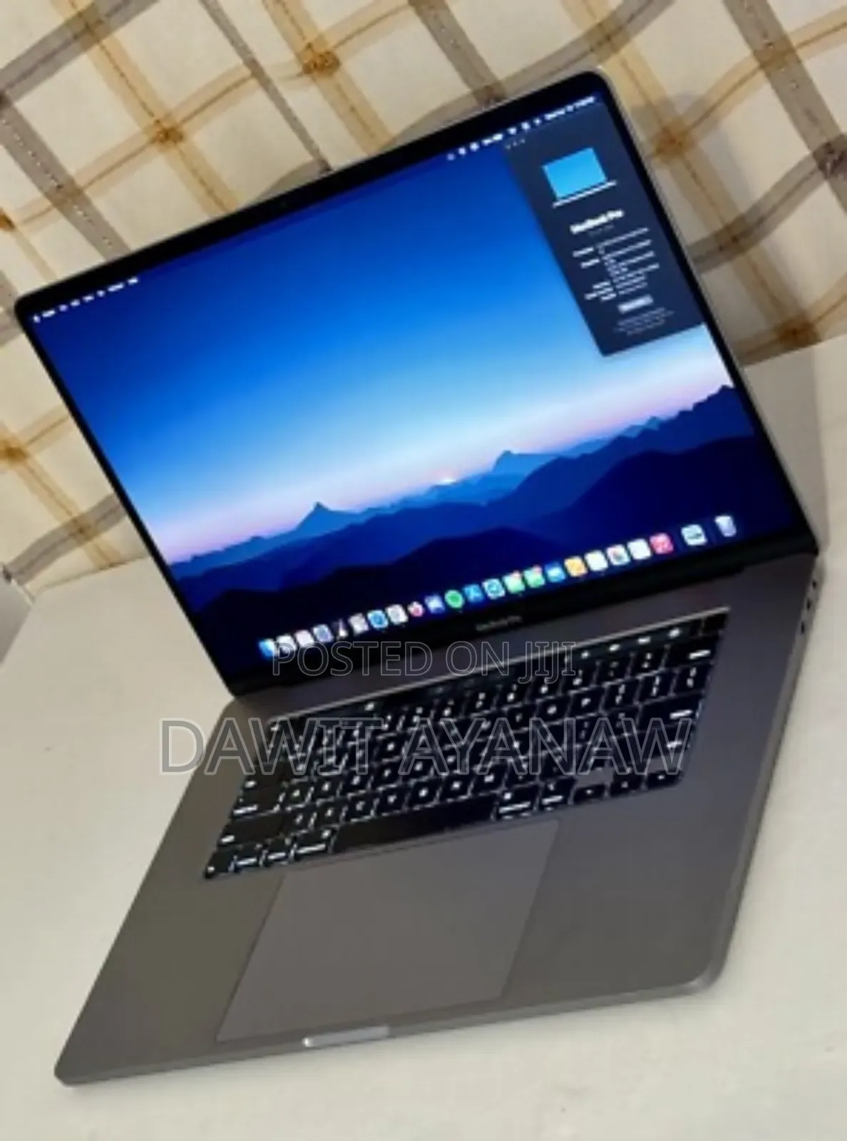 New Laptop Apple MacBook Pro 2019 16GB Intel Core i9 SSD 1T