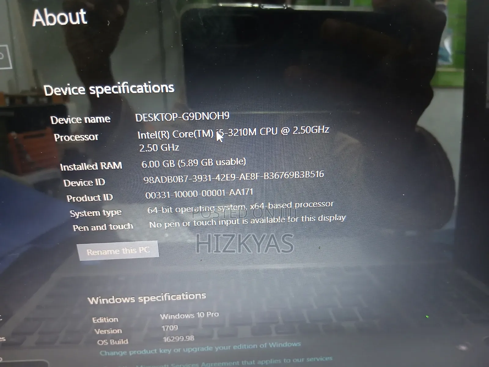 Laptop Toshiba Satellite P850 6GB Intel Core i5 HDD 700GB