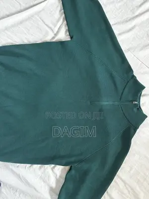 European Standard Men’S Green Quarter Zip Sweater | Italian Style
