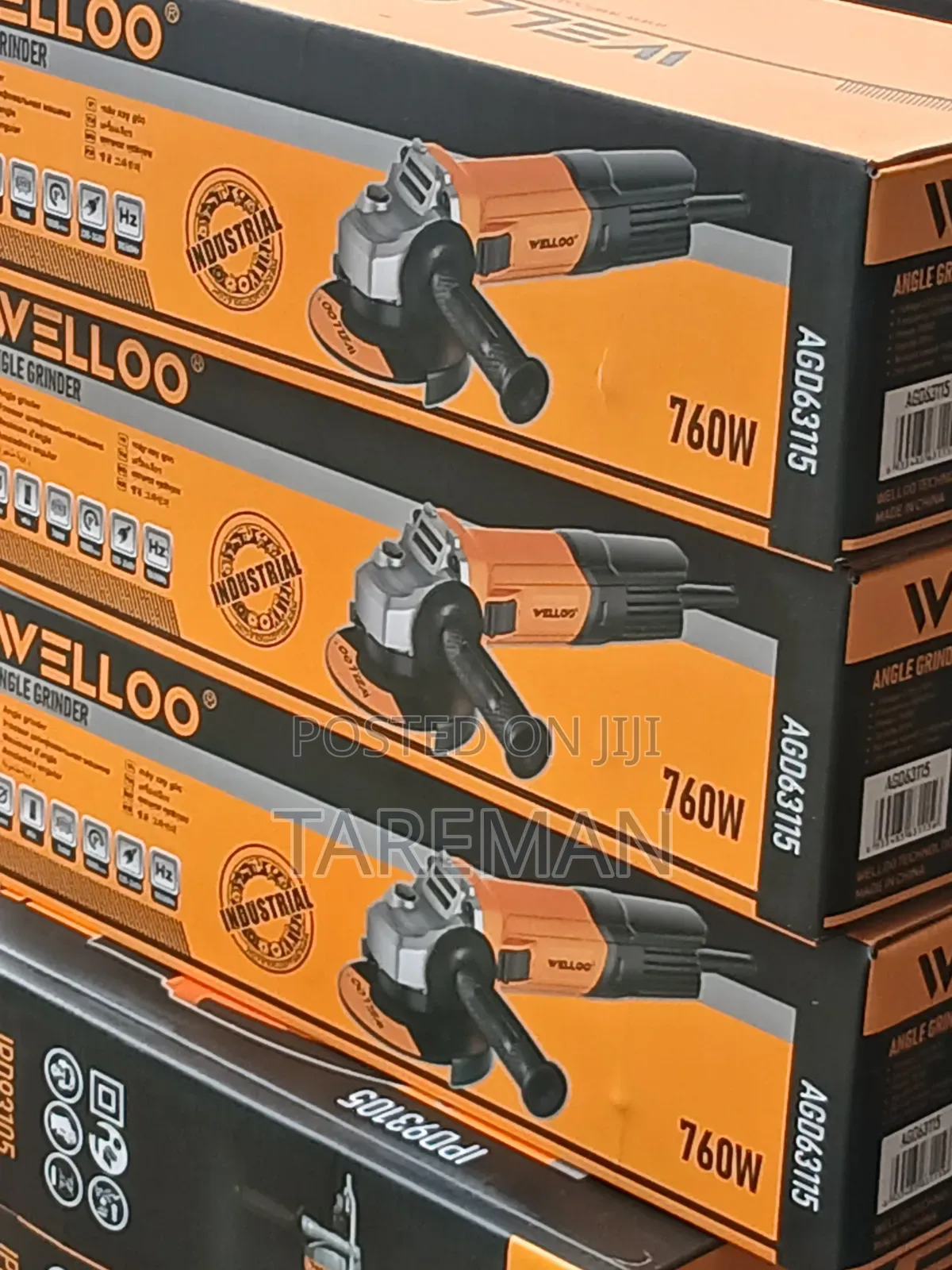 ፡Welloo Brand Agd63115 Angle Grinder, Featuring 760w of Power.