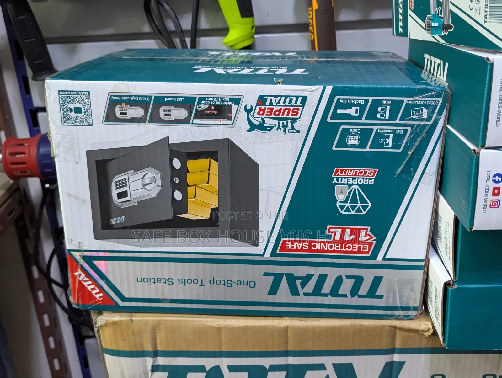 Total Safe Box 6.3kg Electrical Digital Safe Box