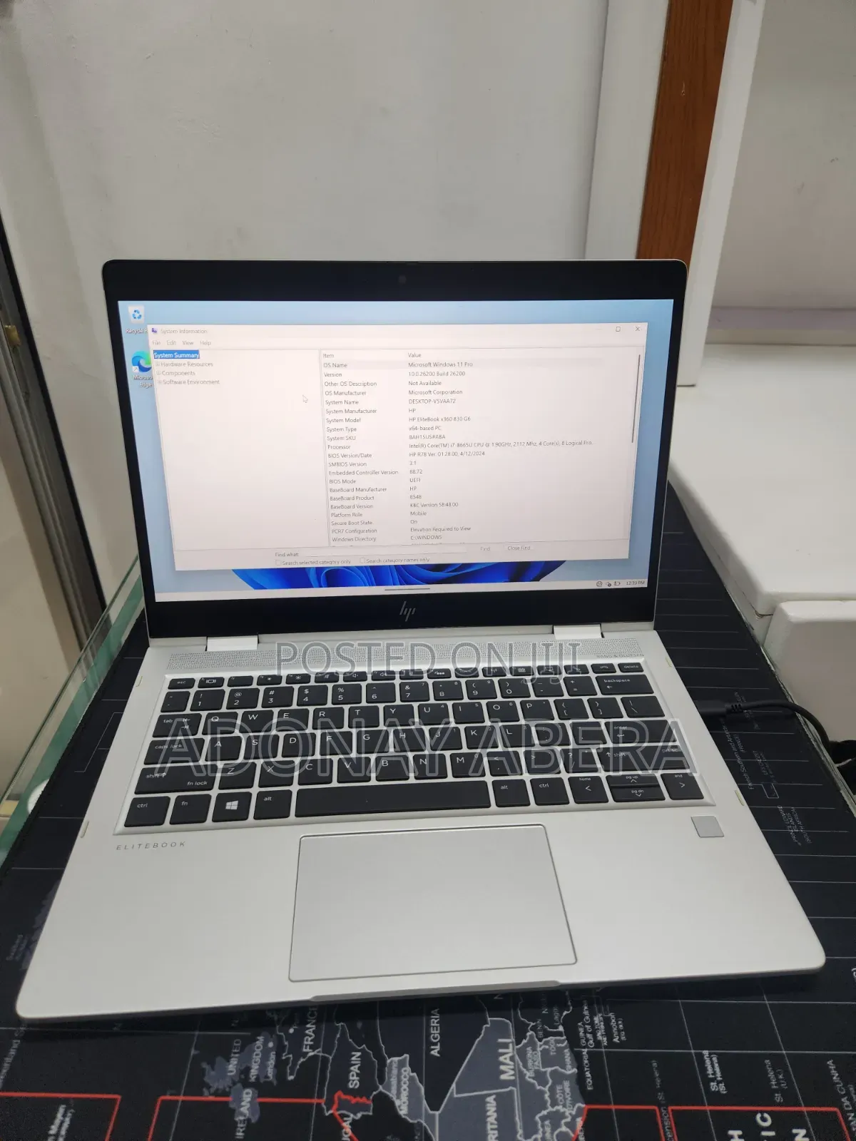 New Laptop HP EliteBook x360 830 G6 16GB Intel Core i7 SSD 512GB