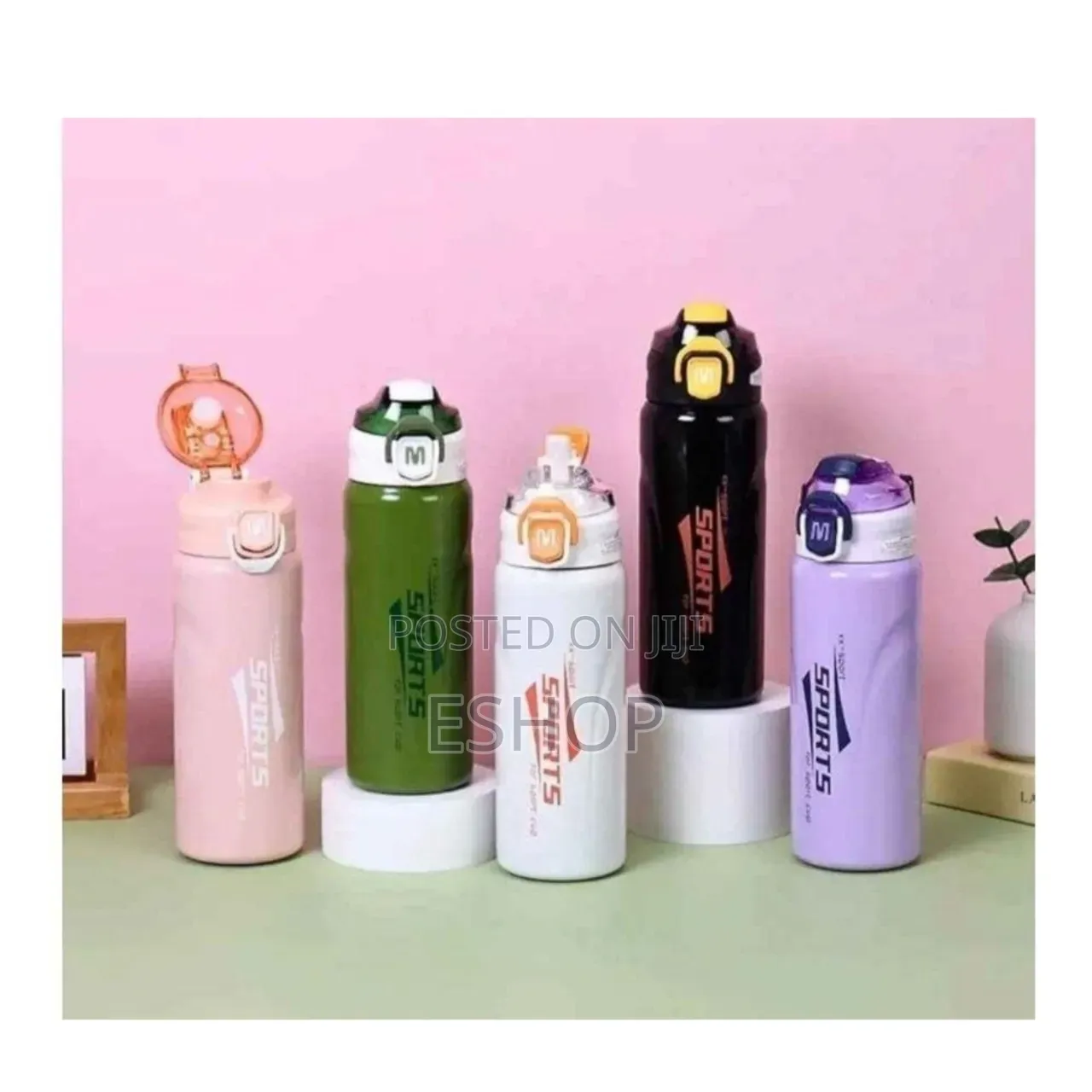 Sports Thermos 600ml – Leak-proof Lid,