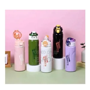 Sports Thermos 600ml – Leak-proof Lid,