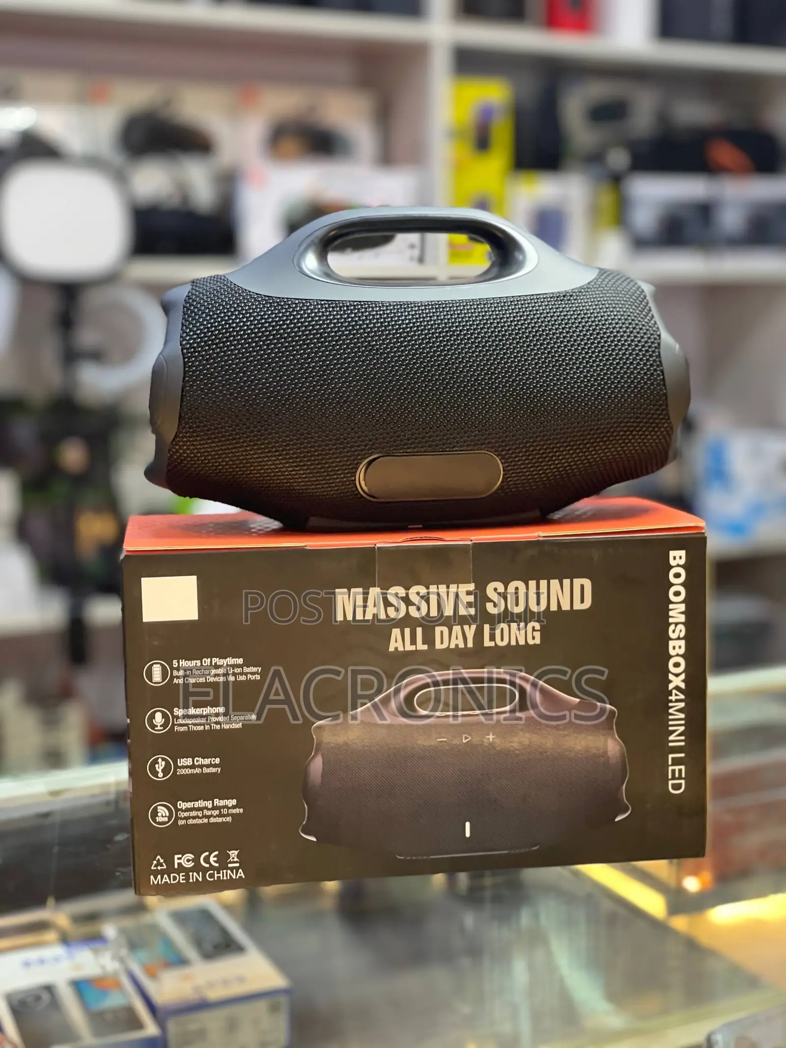 JBL Boomsbox 4 Mini Led Wireless Speaker