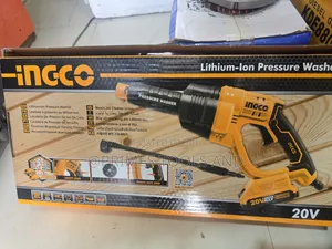 Ingco 20v Cordless Portable Pressure Washer - High Power Cleaning