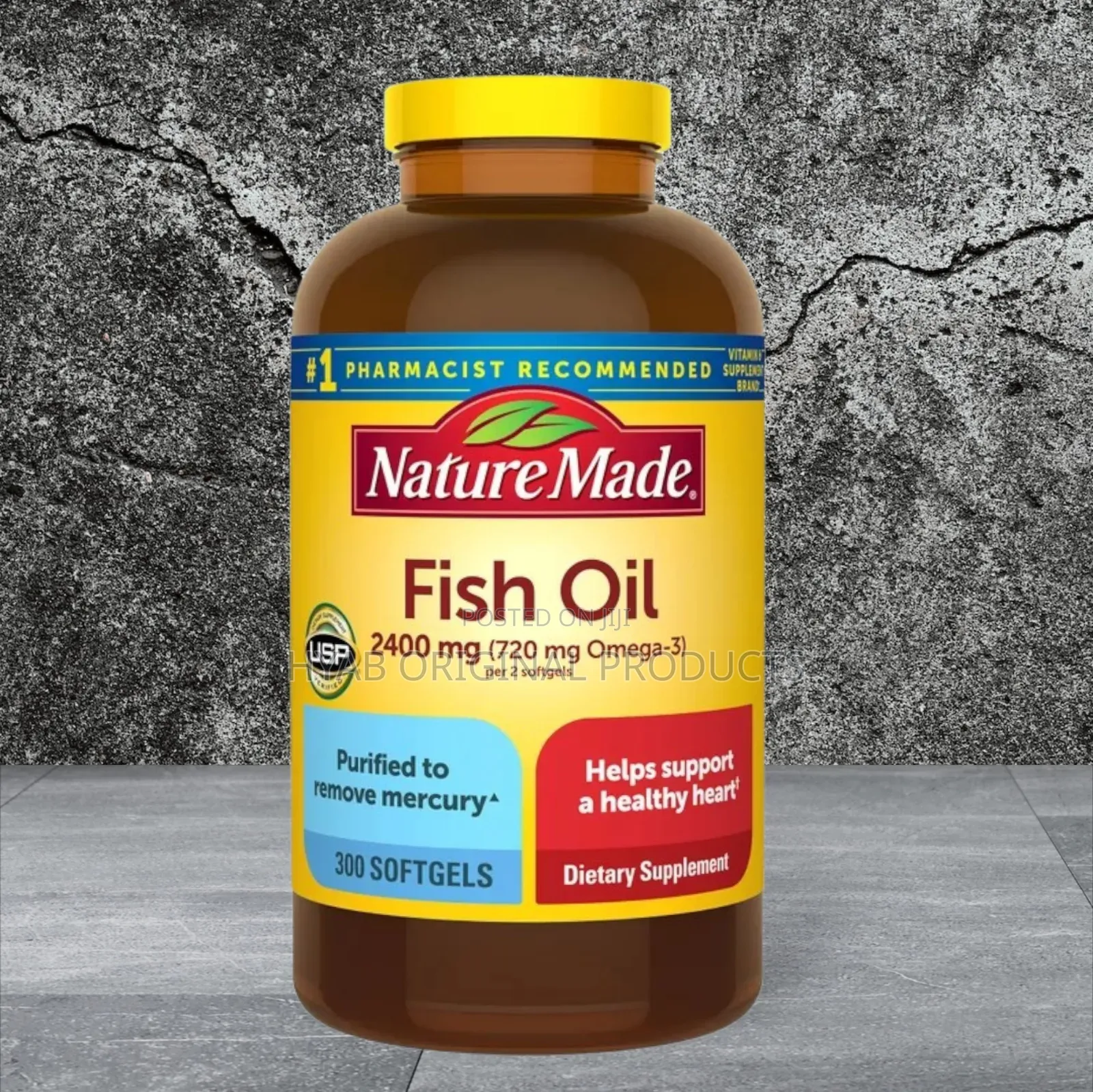Fish Oil 2400 Mg, 300 Softgels